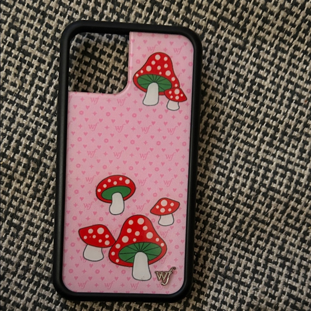 Pink Mushroom wildflower Phone Case